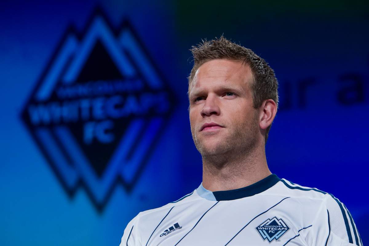 27 February 2013: Major League Soccer (MLS) – Vancouver Whitecaps FC Season Ticket Holder Event – Player Introductions – New Kit Unveiling at the Rocky Mountaineer Train Station in Vancouver, BC. ****(Photo by Bob Frid – Vancouver Whitecaps) All Rights Reserved