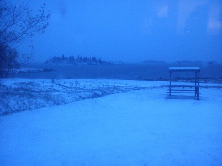 Norway House Manitoba snow