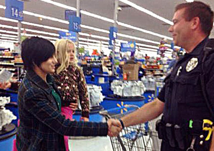  Michigan officer who pulled over a vehicle because a 5-year-old girl wasn't secured in a booster seat decided a ticket wouldn't cut it.
