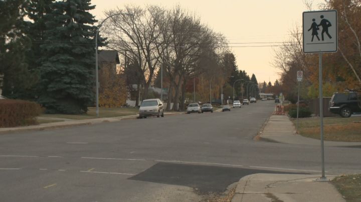 South Edmonton intersection at 71 Street and 86 Avenue.