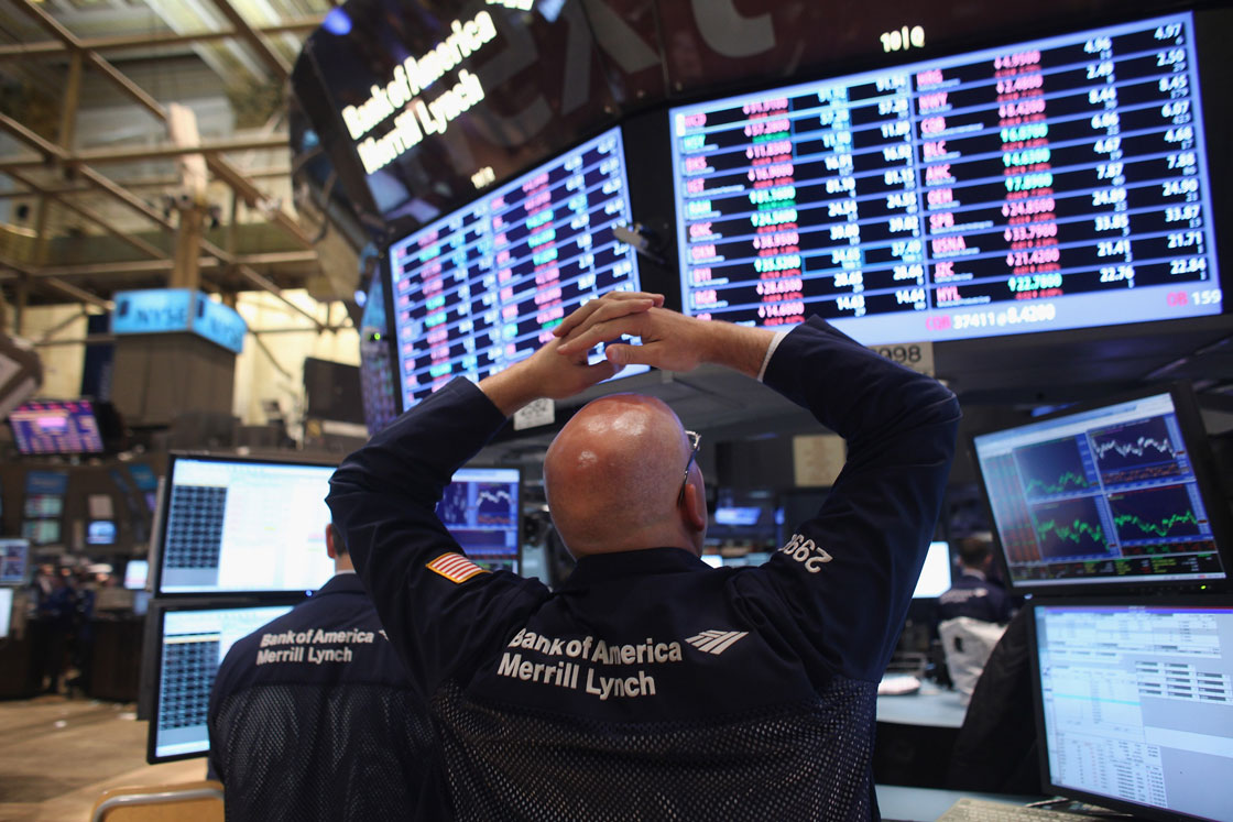 stock market decline, TSX, Canadian share prices decline 10 per cent. Correction territory. Oil prices have also fallen sharply.