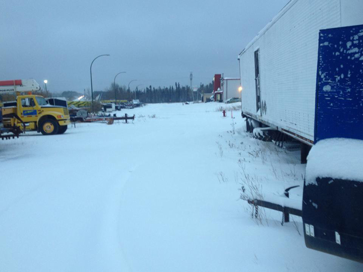 Thompson Manitoba snow