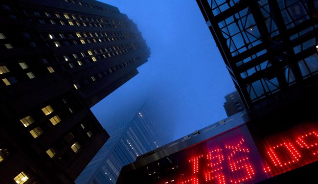 Shares on the Toronto Stock Exchange sold off again Tuesday amid a global slide and news that the domestic economy has slipped into recession.