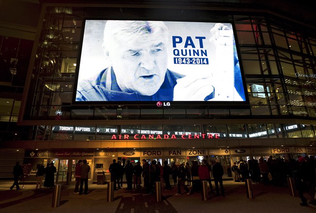City block renamed Pat Quinn Way to commemorate hockey legend - image