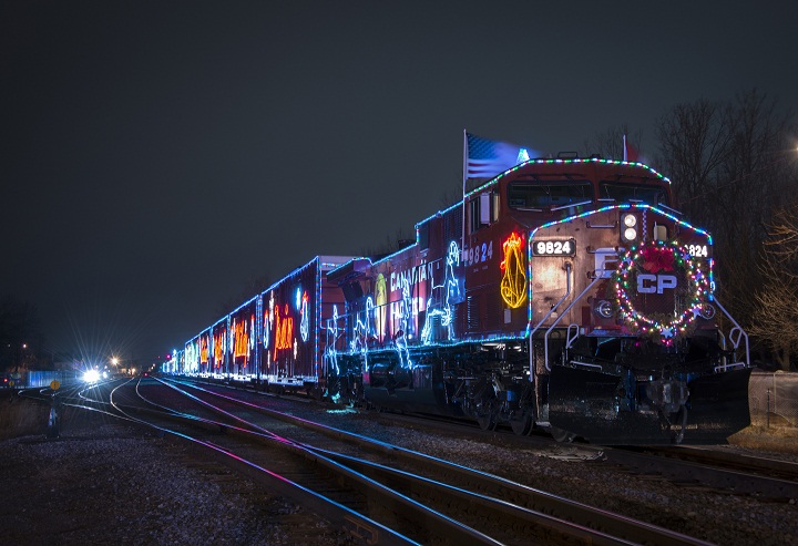 Christmas cheer chugs into London on the CP Holiday Train - image