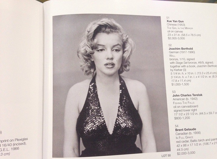A rare print of Marilyn Monroe sells for $38,000 in auction