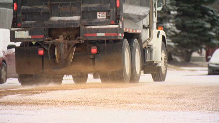 The City of Saskatoon experiences first significant snowfall to hit the ground this season early Saturday morning.