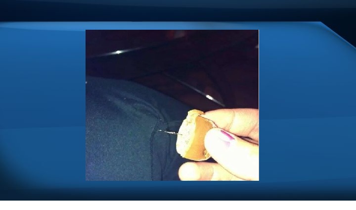 Wetaskiwin RCMP investigate after a pin was found in a mini chocolate bar.