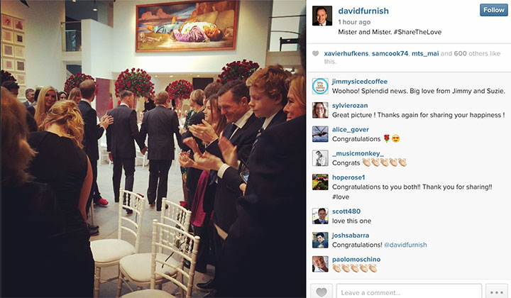 See the photos! Elton John marries Canadian partner David Furnish - image
