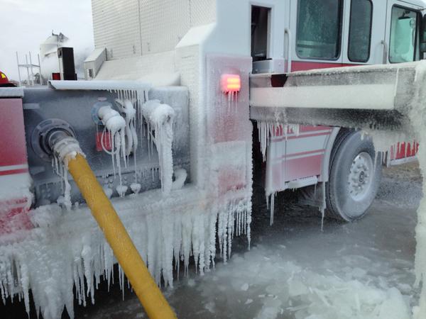 Estevan firefighters battle stubborn industrial blaze - image