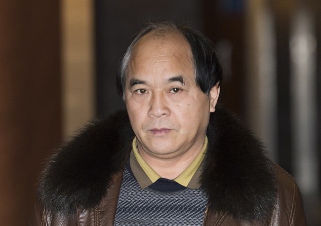 Diran Lin, father of Jun Lin, is shown at the Montreal Courthouse on the sixth day of jury deliberations in the murder trial for Luka Magnotta, December 21, 2014. 