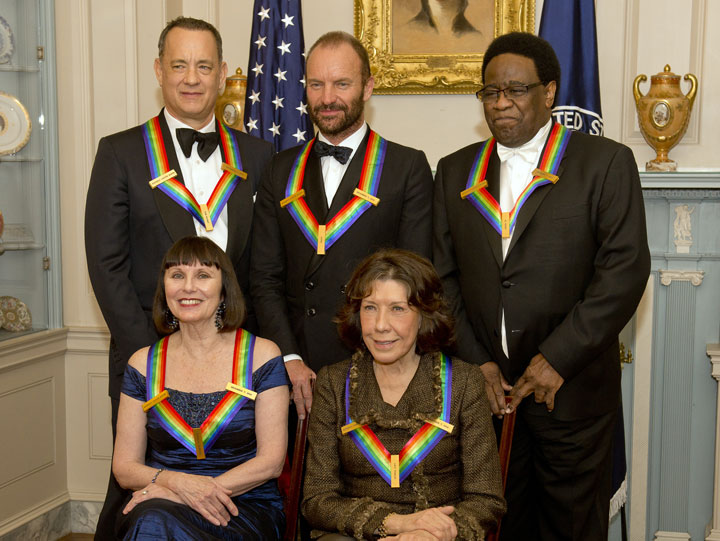 Kennedy Center Honors recipients, pictured on Dec. 6, 2014.