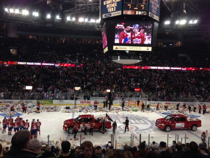 Teddy bear toss