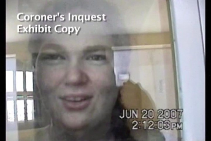Ashley Smith is shown in this still image taken from a coroner's video. THE CANADIAN PRESS/HO.