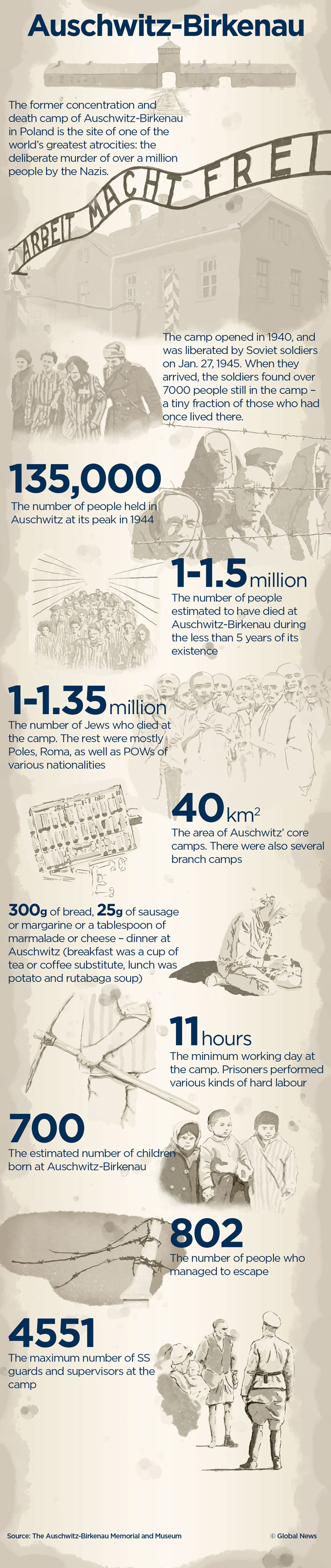 Infographic: Auschwitz remembered - image