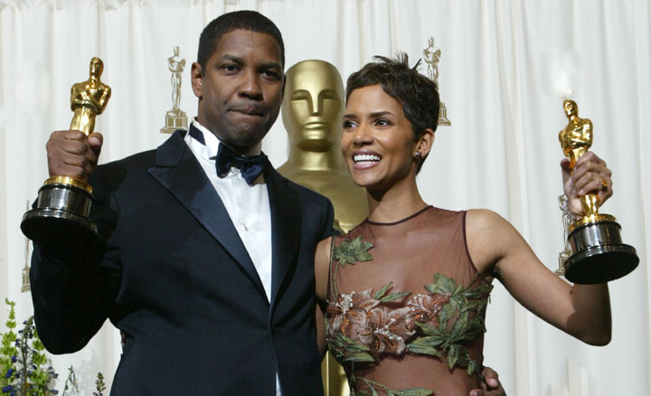 Denzel Washington and Halle Berry won top acting Oscars in 2001.