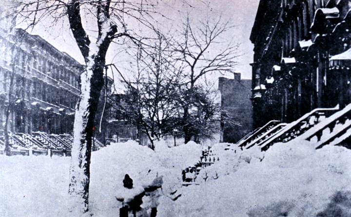 After the blizzard of 1888 in New York City.