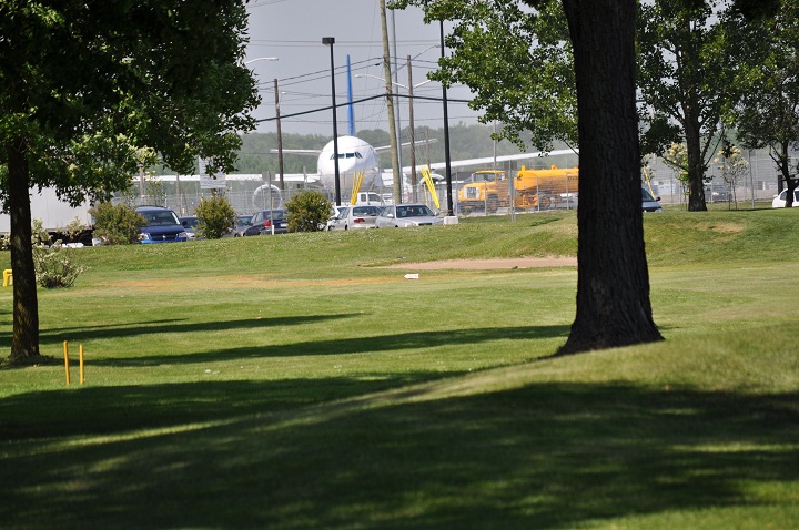A glimpse of the Dorval Municipal Golf Course.