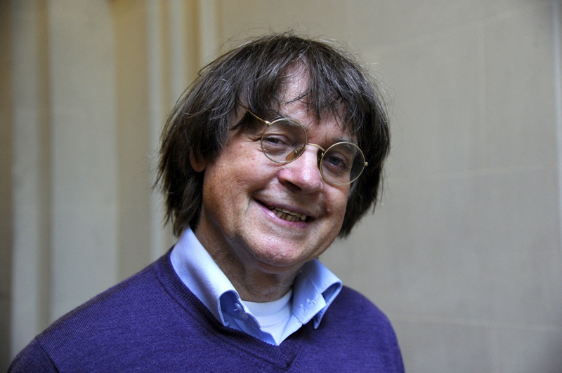 French cartoonist Jean Cabut aka Cabu poses on October 12, 2012 during an exhibition in Paris, as part of the publishing of a book entitled ‘Mille et un visages de Gosciny’ by Jose-Louis Bocquet with caricatures by French cartoonist Rene Gosciny.
