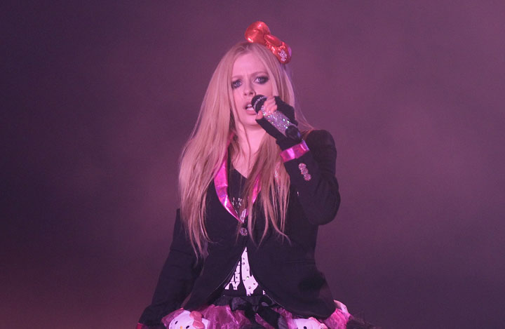Avril Lavigne, pictured in February 2014.
