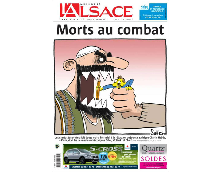 PHOTOS: Newspaper front pages pay tribute to ‘Charlie Hebdo’ day after Paris attack #JeSuisCharlie - image