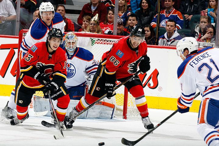 Flames Oilers Battle of Alberta