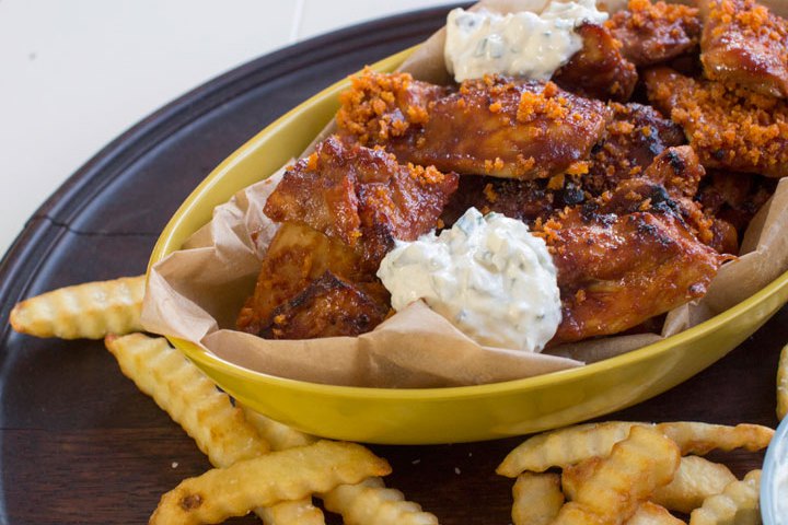 This Dec. 15, 2014 photo shows easy boneless barbecue bites in Concord, N.H.