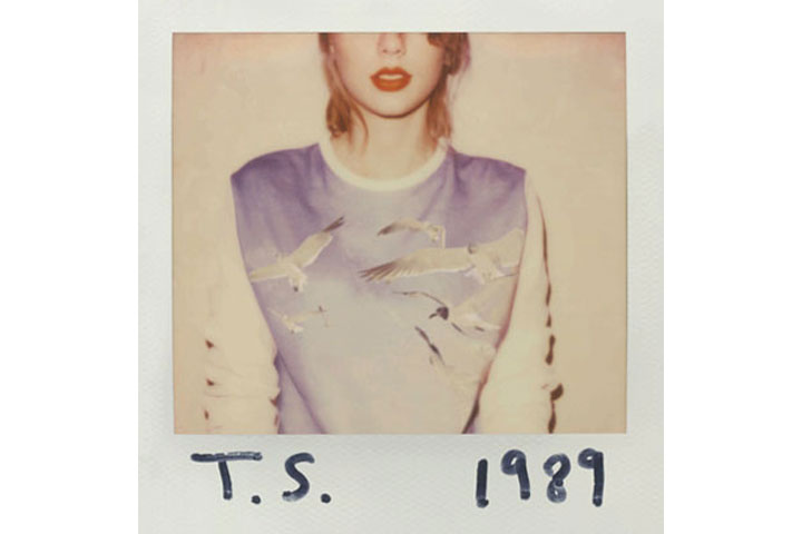 The initials “T.S.” on the cover of Taylor Swift’s album ‘1989’ are trademarked.