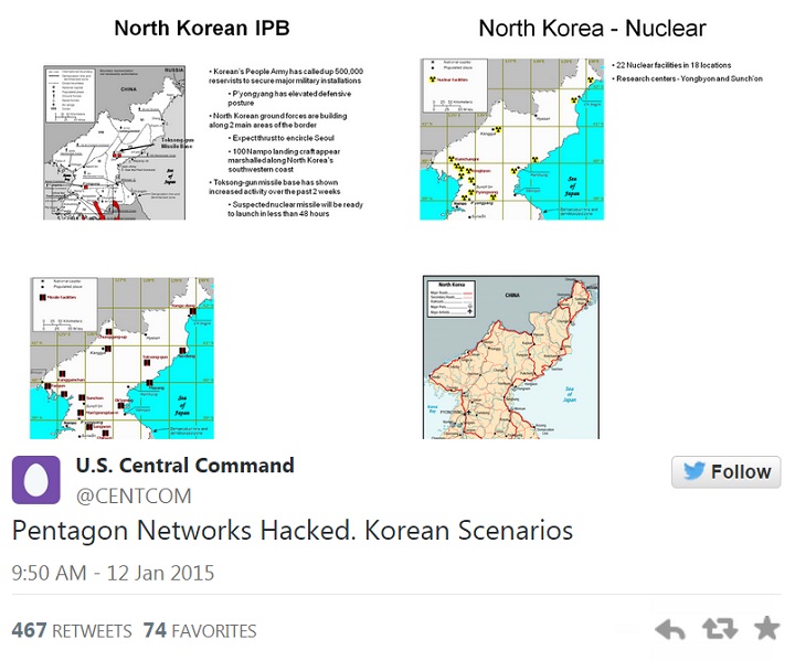 U.S. military command’s online accounts hacked, show pro-ISIS messages - image