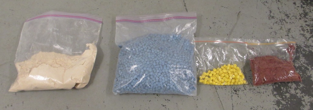 Drugs seized.