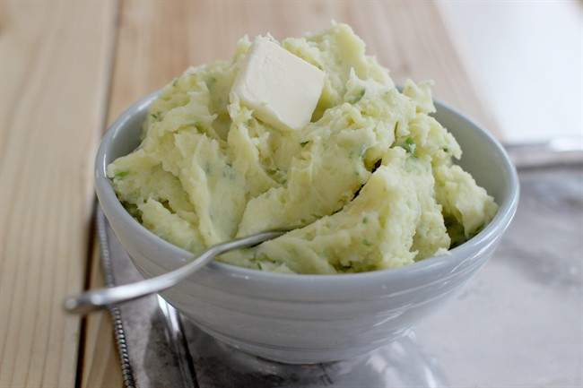 Be a champ on St. Patrick's Day with buttery scallion champ