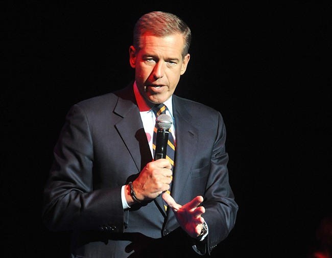 Brian Williams speaks in New York in Nov. 2014.
