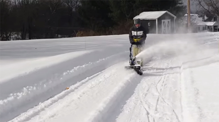 The Snow Joe iON18SB is of the most popular battery-operated snowblowers on the market.