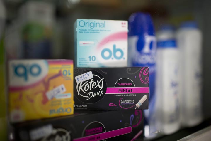 The government gave notice Thursday that the federal portion of the tax on feminine hygiene products will be removed as of July 1.