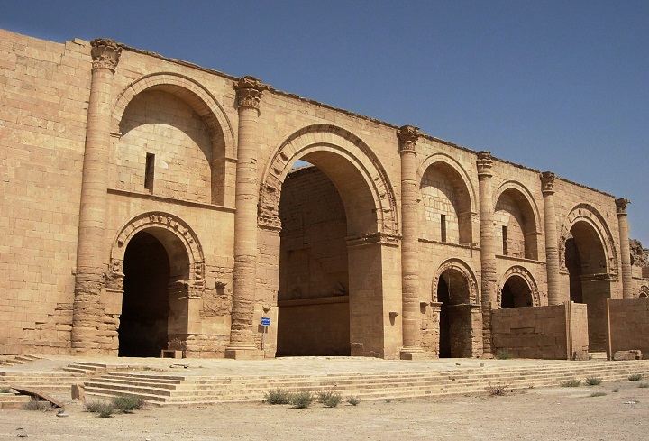 In this  July 27, 2005 file photo, a temple to the Shamash sun god still stands over 1,750 years after the Sassanian empire razed the Mesopotamian city of Hatra, 320 kilometres north of Baghdad, Iraq. 