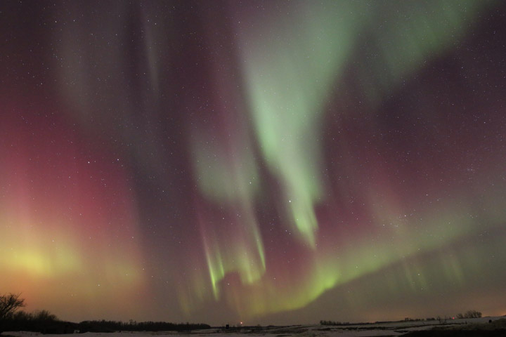 March 18: This Your Saskatchewan photo of the northern lights was taken by Kathy Sarich at 3 a.m. Tuesday morning just west of Edam.