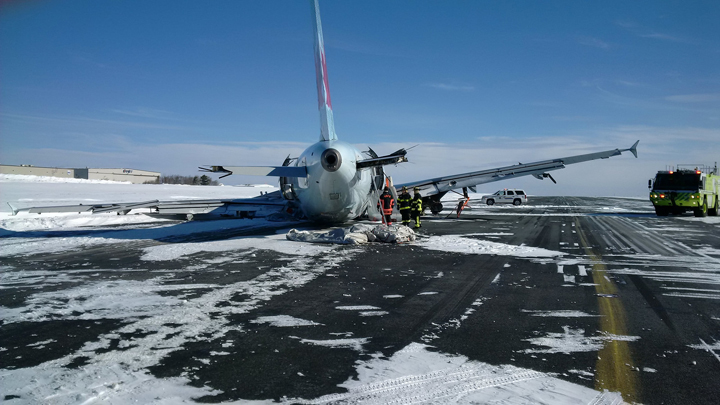 The Transportation Safety Board released this new photo of Air Canada flight 624 on Monday.