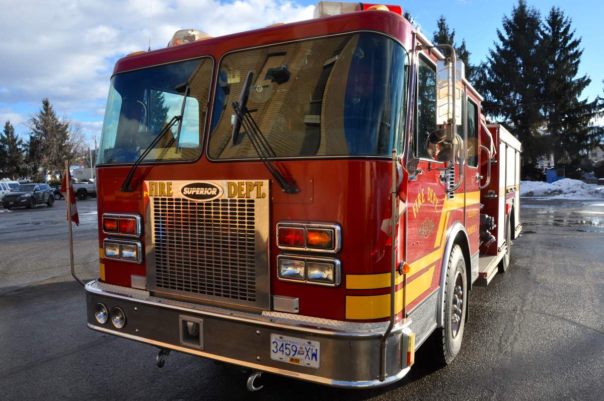 A file photo of a fire truck.