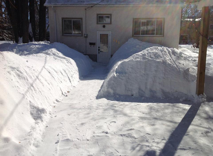 Winnipeg snow March 2014