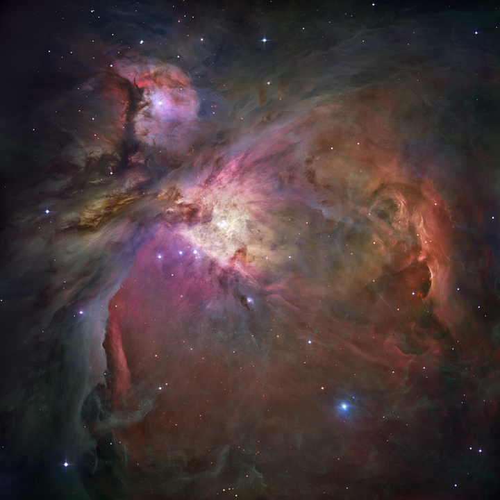 The Orion Nebula taken with the Hubble Space Telescope