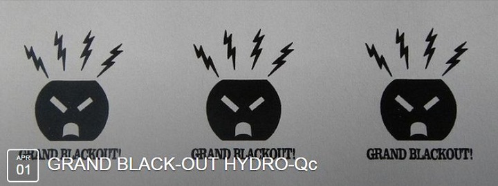 A unique protest against Hydro-Quebec rate hikes is planned for April 1, 2015.