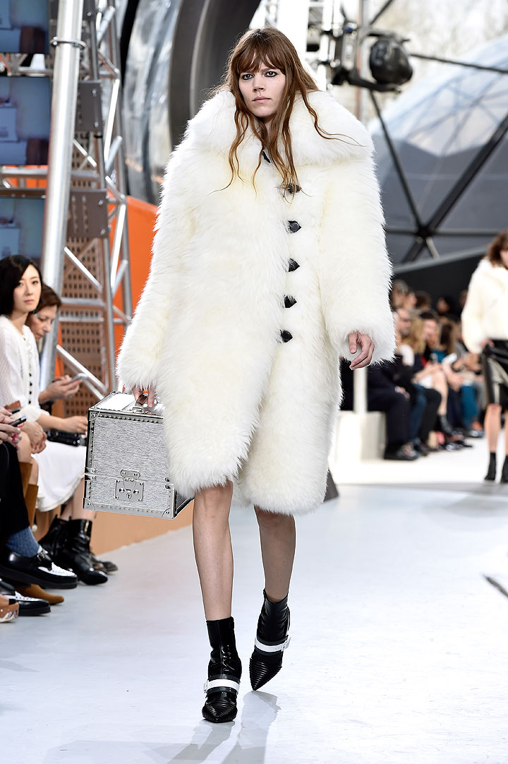 The Louis Vuitton show at Paris Fashion Week Womenswear Fall/Winter 2015/2016 on March 11, 2015 in Paris, France.