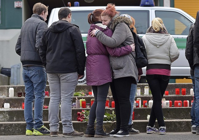 Heartbreaking images of family and friends of Germanwings 9525 victims - image
