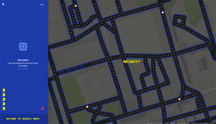 You can play ‘Pac-man’ in Google Maps right now - image