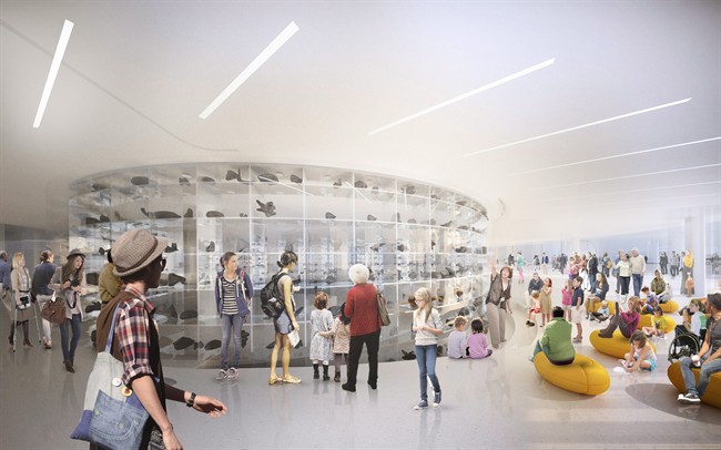 An artist's rendition of a planned Inuit Art Centre in Winnipeg is shown in a handout photo. Winnipeg's art gallery is trying to carve out space to house what's believed to be the world's largest collection of Inuit art - only a fraction of which is ever on display. 