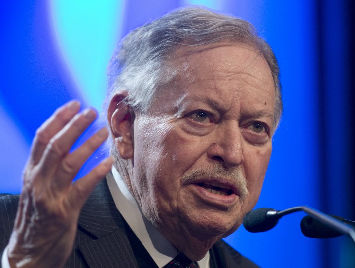 Former Quebec Premier Jacques Parizeau in Montreal, Saturday, March 2, 2013.