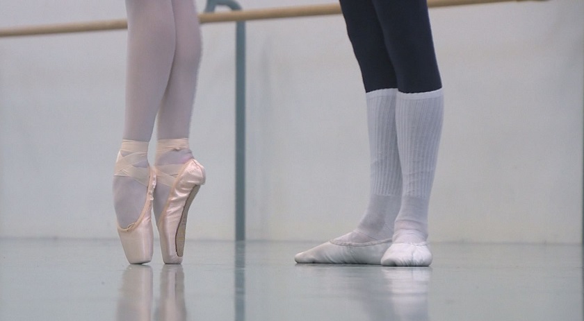 Dancers rehearse at the Royal Winnipeg Ballet.