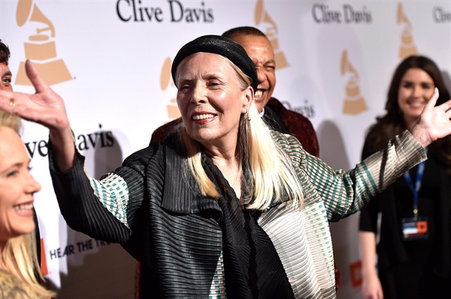Joni Mitchell, pictured in February 2015.