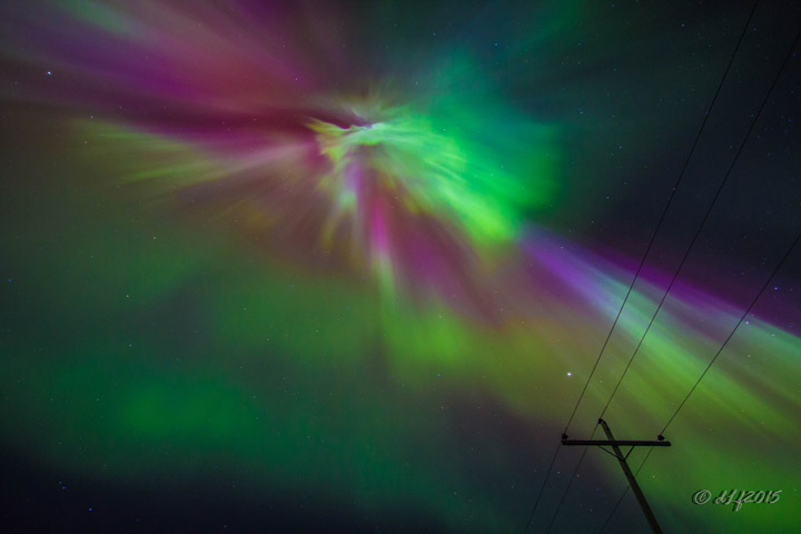 Taken April 9 around midnight near Gronlid, Sask.