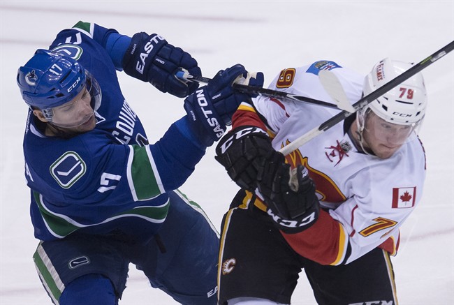 Flames Canucks